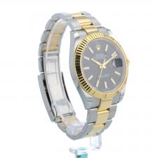 Gents Rolex Datejust 41 126333 18ct Yellow Gold   Stainless Steel case with Black dial