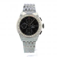 Gents Breitling Premier Chronograph 42  A13315 Steel case with Black dial
