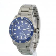 Gents Tudor Pelagos 25600TB Titanium case with Blue dial