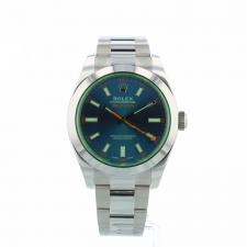Gents Rolex Milgauss 116400GV Steel case with Blue dial