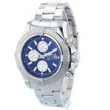 Gents Breitling Super Avenger II A1337111 Stainless Steel case with Blue dial