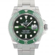 Gents Rolex Submariner Date 116610lv Steel case with Green dial