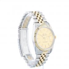 Gents Rolex Datejust 16233 18ct Yellow Gold   Stainless Steel case with Champagne Linen dial dial
