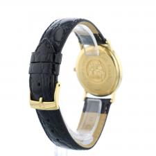 Gents Omega DeVille 7320.14.12 9 CT case with Gilt dial