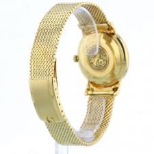 Gents Omega Seamaster  18ct Yellow Gold case with Silver dial