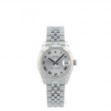 Ladies Rolex Datejust 178274 Steel case with Silver dial