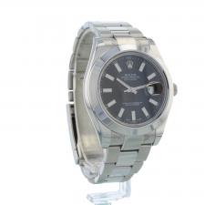 Gents Rolex DateJust II 116300 Stainless Steel case with Black dial