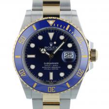Gents Rolex Submariner Date 126613LB 18ct Yellow Gold Stainless Steel case with Blue dial