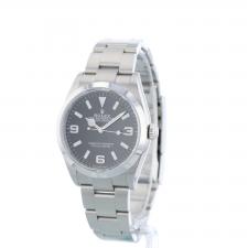 Gents Rolex  124270 Stainless Steel case with Black dial