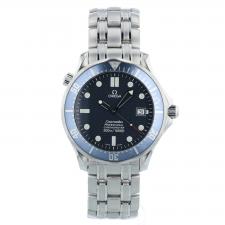Gents Omega Seamaster 25318000 Steel case with Blue Wave dial