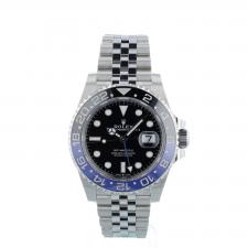 Gents Rolex GMT Master II 126710BLNR Stainless Steel case with Black dial