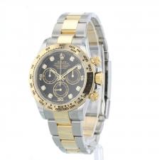 Gents Rolex Daytona 116503 18ct Yellow Gold   Stainless Steel case with Black Diamond dial