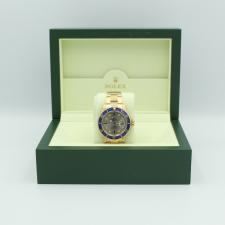 Gents Rolex Submariner Date 16618 18ct Yellow Gold case with Aftermarket Serti dial