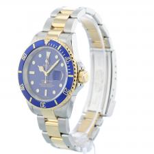 Gents Rolex Submariner Date 16613 18ct Yellow Gold Stainless Steel case with Blue dial