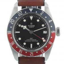 Gents Tudor Black Bay GMT 79830RB Steel case with Black dial