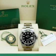 Gents Rolex Submariner Date 126610LN Stainless Steel case with Black dial