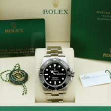 Gents Rolex Submariner Non Date 124060 Stainless Steel case with Black dial