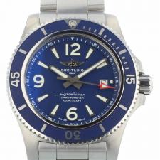 Gents Breitling Superocean Automatic 44 A17367 Steel case with Blue dial
