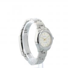 Ladies Rolex Oyster Perpetual 276200 Steel case with Silver dial