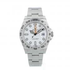 Gents Rolex Explorer II 216570 Steel case with White dial