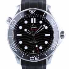 Gents Omega Seamaster Co-Axial 21032422001001 Steel case with Black Wave dial