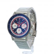 Gents Breitling Navitimer B01 Chrono 43 Swissair AB0121 Steel case with Black dial