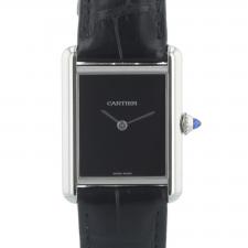 Gents Cartier Tank Must WSTA0072 Steel case with Black dial