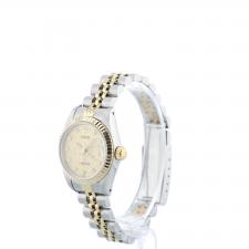 Ladies Rolex DateJust 69173 18ct Yellow Gold   Stainless Steel case with Champagne Jubilee Diamond dial