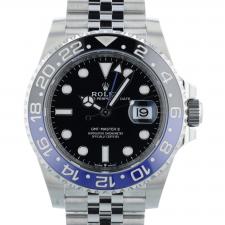 Gents Rolex GMT Master II 126710BLNR Stainless Steel case with Black dial