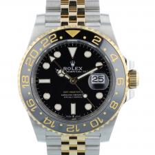 Gents Rolex GMT Master II 126713GRNR 18ct Yellow Gold Stainless Steel case with Black dial