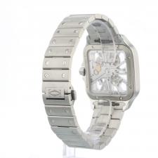 Gents Cartier Santos De Cartier WHSA0015 Steel case with Skeleton dial