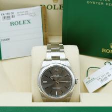 Gents Rolex Oyster Perpetual 114300 Stainless Steel case with Grey dial