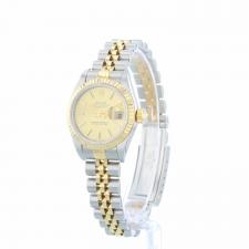 Ladies Rolex DateJust 79173 18ct Yellow Gold   Stainless Steel case with Gilt dial