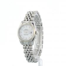 Ladies Rolex Datejust 179174 Steel case with White Diamond dial