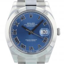 Gents Rolex Datejust 41 126300 Steel case with Blue dial