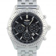 Gents Breitling Shadow Flyback A35312 Steel case with Black dial