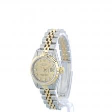 Ladies Rolex DateJust 69173 18ct Yellow Gold   Stainless Steel case with Gilt   Diamond dial