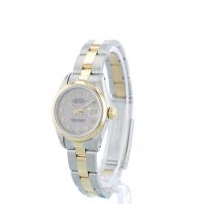 Ladies Rolex DateJust 69163 18ct Yellow Gold Stainless Steel case with Silver Jubilee dial