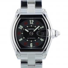 Gents Cartier Roadster W62002V3 Steel case with Black dial