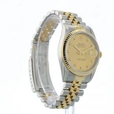 Gents Rolex Datejust 36 16233 18ct Yellow Gold Stainless Steel case with Gilt dial