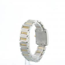 Ladies Cartier Tank Francais  Gold Plated   Stainless Steel case with White dial