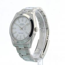 Gents Rolex Datejust II 116300 Steel case with White dial