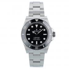 Gents Rolex Submariner Non Date 124060 Stainless Steel case with Black dial
