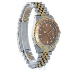 Gents Rolex GMT Master II 16713 18ct Yellow Gold   Stainless Steel case with Brown dial