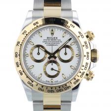Gents Rolex Daytona 116503 18ct Yellow Gold Stainless Steel case with White dial