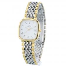 Gents Omega DeVille 1061 Gold Plated Stainless Steel case with White dial