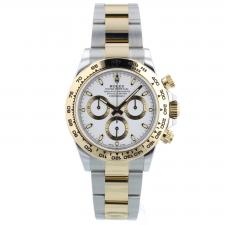 Gents Rolex Daytona 116503 18ct Yellow Gold   Stainless Steel case with White dial
