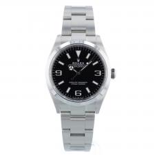Gents Rolex Explorer 124270 Stainless Steel case with Black dial