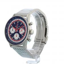 Gents Breitling Navitimer B01 Chrono 43 Swissair AB0121 Steel case with Black dial