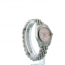 Ladies Rolex Datejust 179174 Steel case with Pink Diamond dial